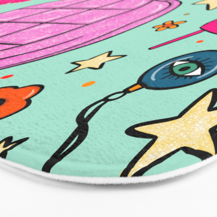 90's Things Print Bath Mat Gallery Image 3