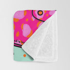 90's Things Print Throw Blanket Gallery Image 3