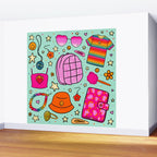 90's Things Print Wall Mural Gallery Image 2