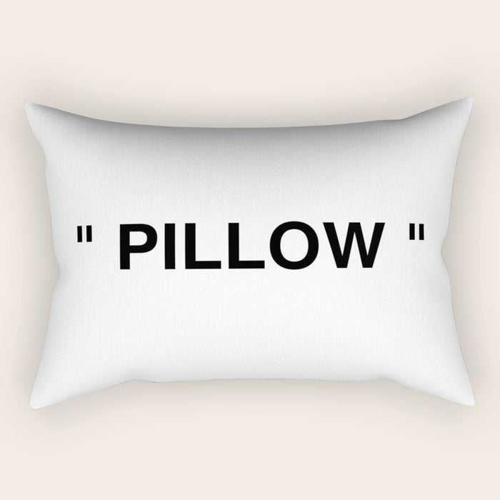 " Art " Rectangular Pillow Gallery Image 1