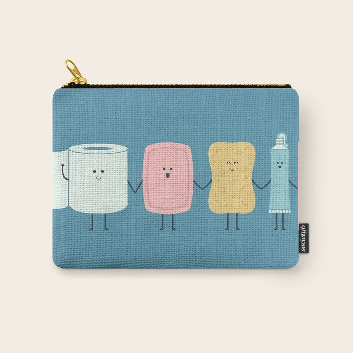 The Bathroom Gang Carry All Pouch Gallery Image 1