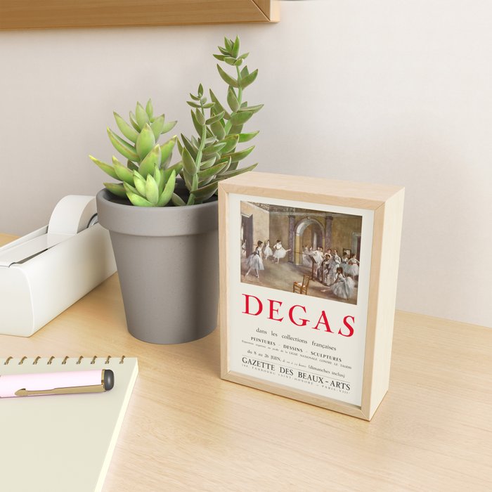 Edgar Degas Vintage Exhibition Poster, 1955 Mini Art Print Gallery Image 2