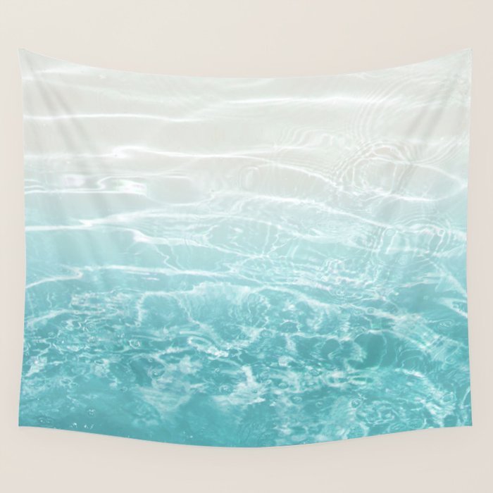 Soft Blue Gray Ocean Dream #1 #water #decor #art #society6 Wall Tapestry Gallery Image 4