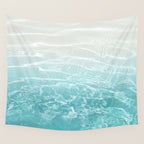 Soft Blue Gray Ocean Dream #1 #water #decor #art #society6 Wall Tapestry Gallery Image 4