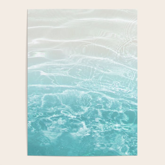 Soft Blue Gray Ocean Dream #1 #water #decor #art #society6 Poster Gallery Image 1