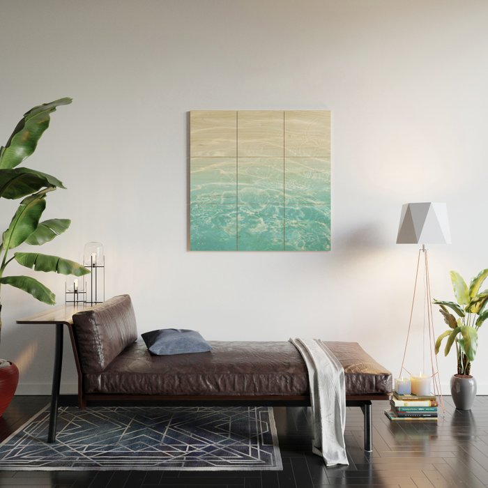Soft Blue Gray Ocean Dream #1 #water #decor #art #society6 Wood Wall Art Gallery Image 2