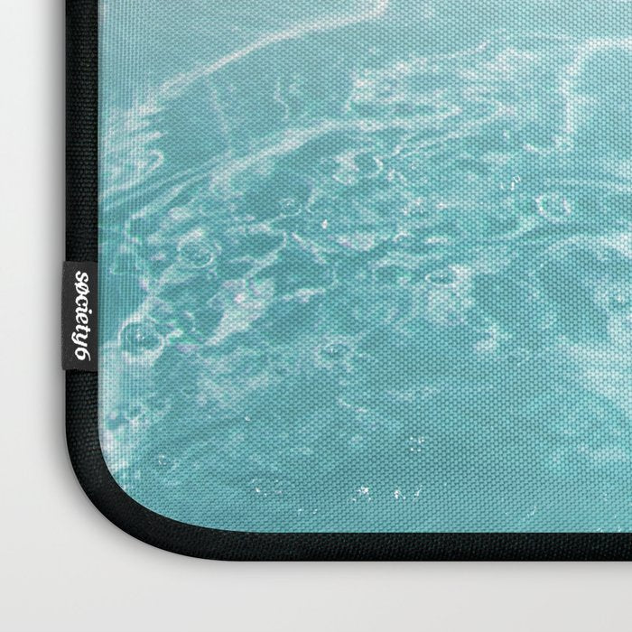 Soft Blue Gray Ocean Dream #1 #water #decor #art #society6 Laptop Sleeve Gallery Image 3