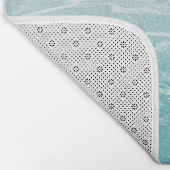 Soft Blue Gray Ocean Dream #1 #water #decor #art #society6 Bath Mat Gallery Image 2