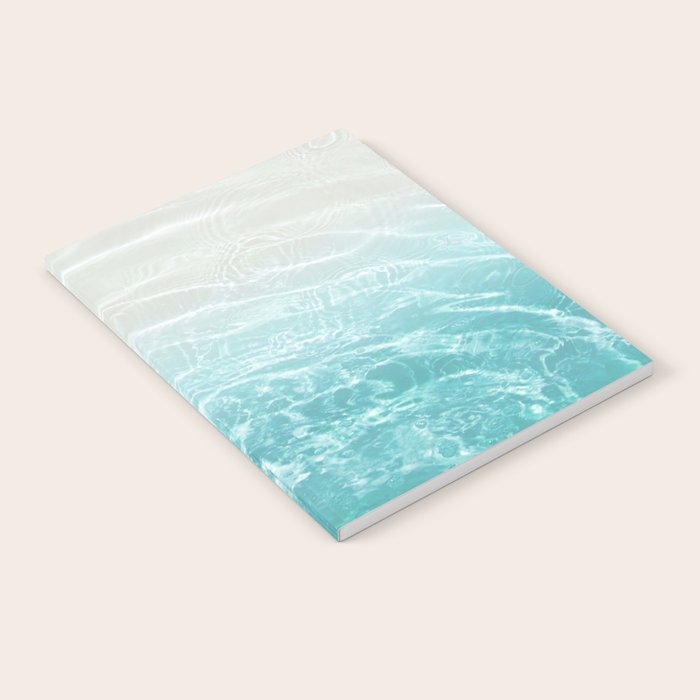 Soft Blue Gray Ocean Dream #1 #water #decor #art #society6 Notebook Gallery Image 1