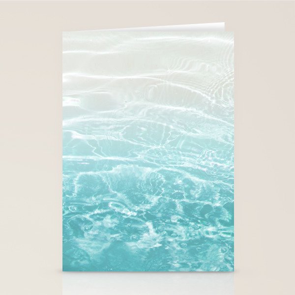 Soft Blue Gray Ocean Dream #1 #water #decor #art #society6 Stationery Card Gallery Image 2