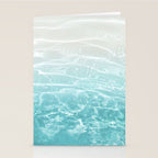 Soft Blue Gray Ocean Dream #1 #water #decor #art #society6 Stationery Card Gallery Image 2