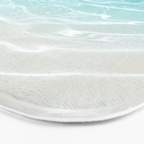 Soft Blue Gray Ocean Dream #1 #water #decor #art #society6 Bath Mat Gallery Image 3