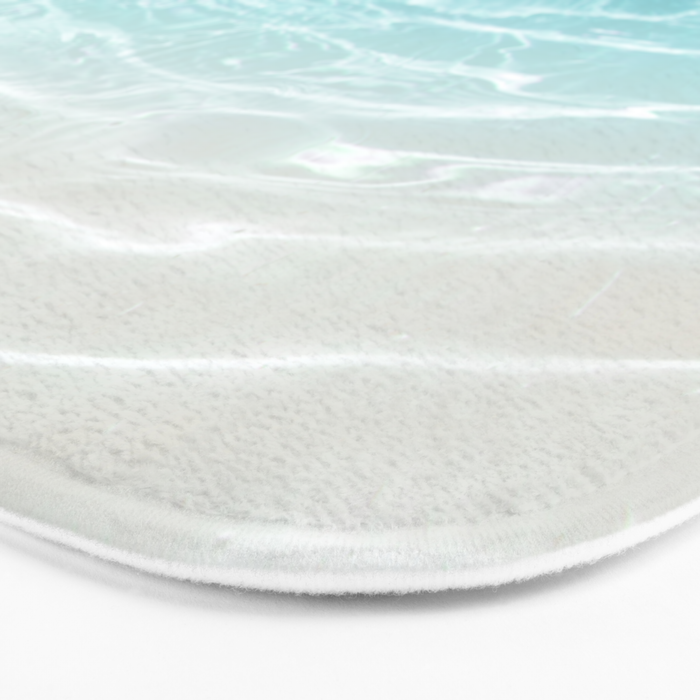 Soft Blue Gray Ocean Dream #1 #water #decor #art #society6 Bath Mat Gallery Image 3