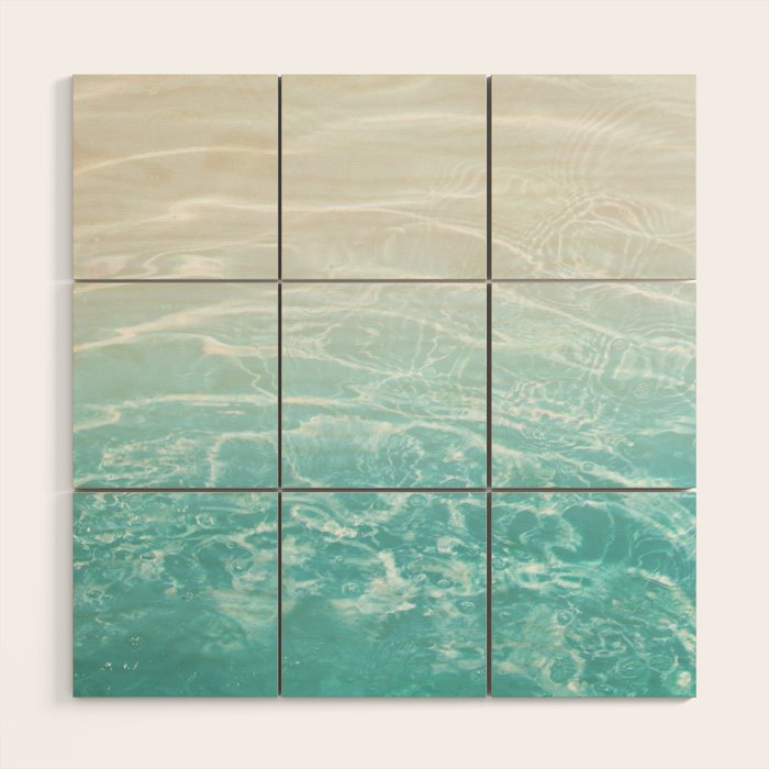 Soft Blue Gray Ocean Dream #1 #water #decor #art #society6 Wood Wall Art Gallery Image 1