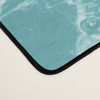Soft Blue Gray Ocean Dream #1 #water #decor #art #society6 Desk Mat Gallery Image 4