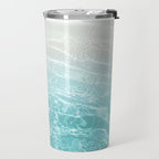 Soft Blue Gray Ocean Dream #1 #water #decor #art #society6 Travel Mug Gallery Image 2