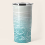 Soft Blue Gray Ocean Dream #1 #water #decor #art #society6 Travel Mug Gallery Image 1