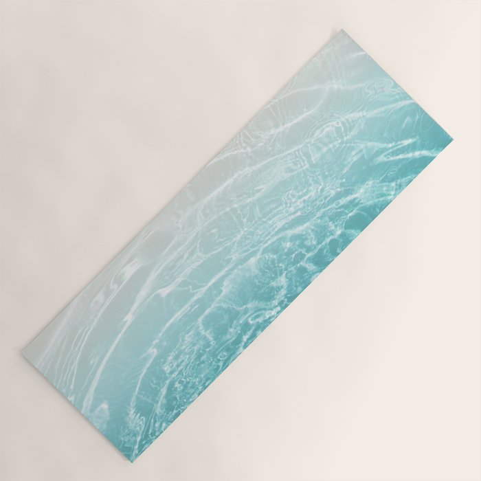 Soft Blue Gray Ocean Dream #1 #water #decor #art #society6 Yoga Mat Gallery Image 1