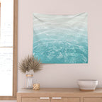 Soft Blue Gray Ocean Dream #1 #water #decor #art #society6 Wall Tapestry Gallery Image 2