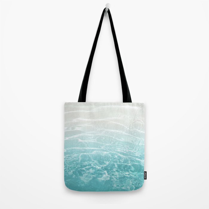 Soft Blue Gray Ocean Dream #1 #water #decor #art #society6 Tote Bag Gallery Image 2