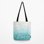 Soft Blue Gray Ocean Dream #1 #water #decor #art #society6 Tote Bag Gallery Image 2