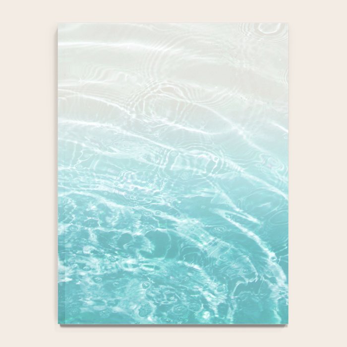 Soft Blue Gray Ocean Dream #1 #water #decor #art #society6 Notebook Gallery Image 4