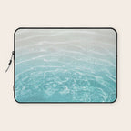 Soft Blue Gray Ocean Dream #1 #water #decor #art #society6 Laptop Sleeve Gallery Image 1