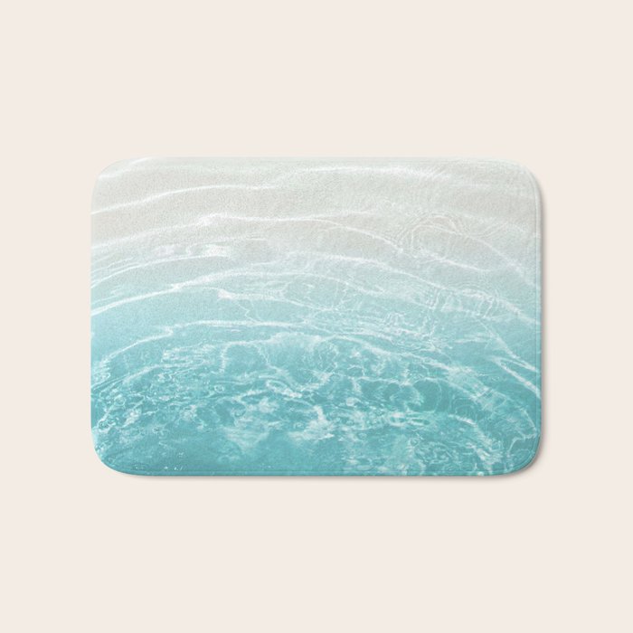 Soft Blue Gray Ocean Dream #1 #water #decor #art #society6 Bath Mat Gallery Image 1