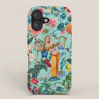 Floral and Pin-Up Girls V iPhone Case Gallery Image 1