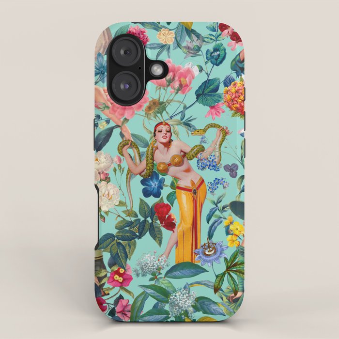Floral and Pin-Up Girls V iPhone Case Gallery Image 1