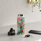 Floral and Pin-Up Girls V Water Bottle Gallery Image 4