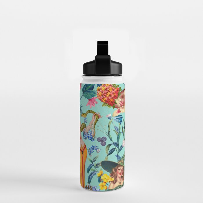 Floral and Pin-Up Girls V Water Bottle Gallery Image 2