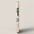 Colorful Smiley Faces Beige Pattern iPhone Case Gallery Image 2