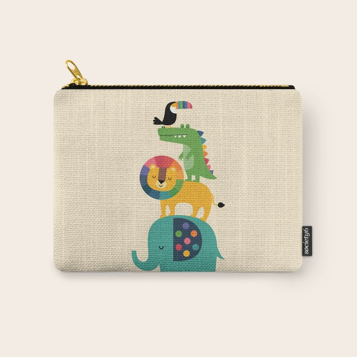 Rainbow Safari Carry All Pouch Gallery Image 1