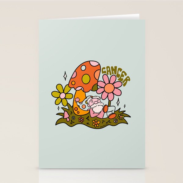 Cancer Gnome Stationery Card Gallery Image 2