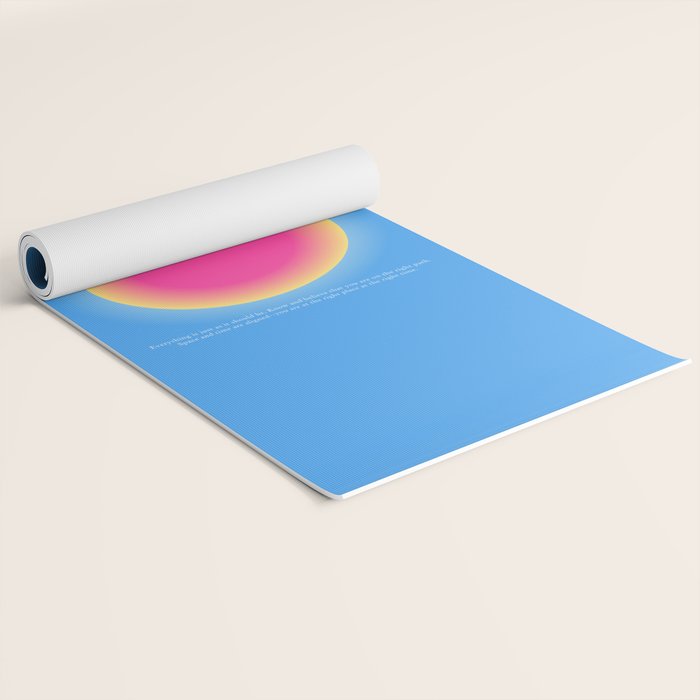 Gradient Angel Numbers: Angel Number 222 - Alignment  Yoga Mat Gallery Image 2