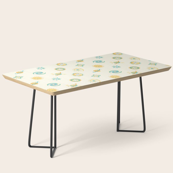 Pastel space pattern Coffee Table Gallery Image 1