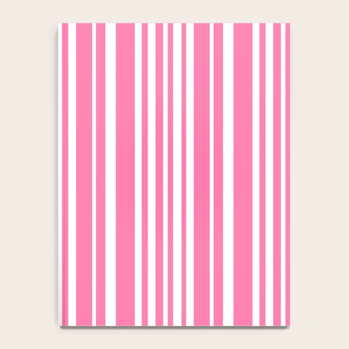 Classic Stripes XXXIII - 90s Barbie Pink Notebook Gallery Image 4