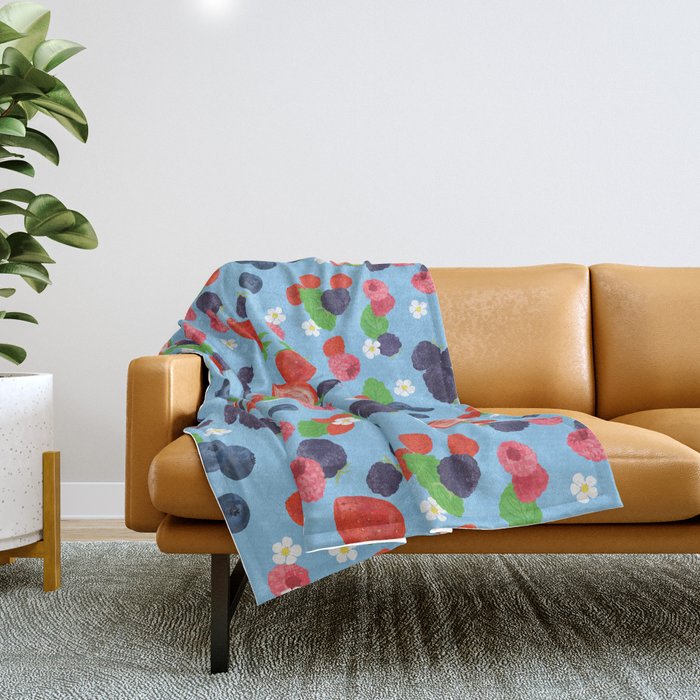 Verry Berry Throw Blanket Gallery Image 1