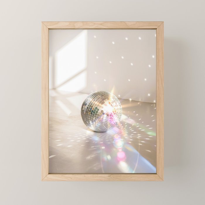 Glitz Glam Disco Ball Mini Art Print Gallery Image 1