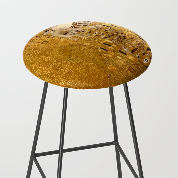 Woman in Gold Portrait by Gustav Klimt Stool Gallery Image 2