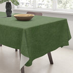 Sage Green Velvet texture Tablecloth Gallery Image 3