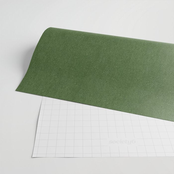 Sage Green Velvet texture Wrapping Paper Gallery Image 2