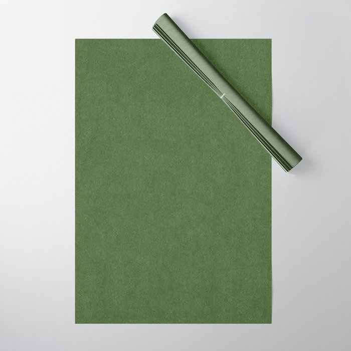 Sage Green Velvet texture Wrapping Paper Gallery Image 1