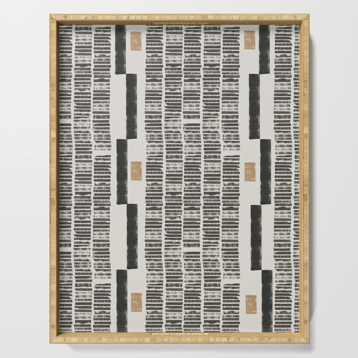 Tribal Rustic Pattern  Serving Tray Gallery Image 1