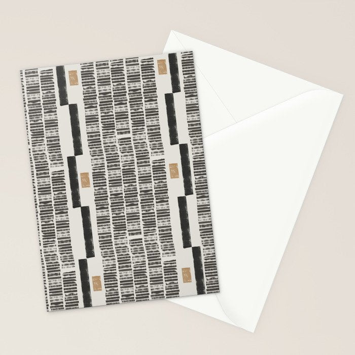 Tribal Rustic Pattern  Stationery Card Gallery Image 2