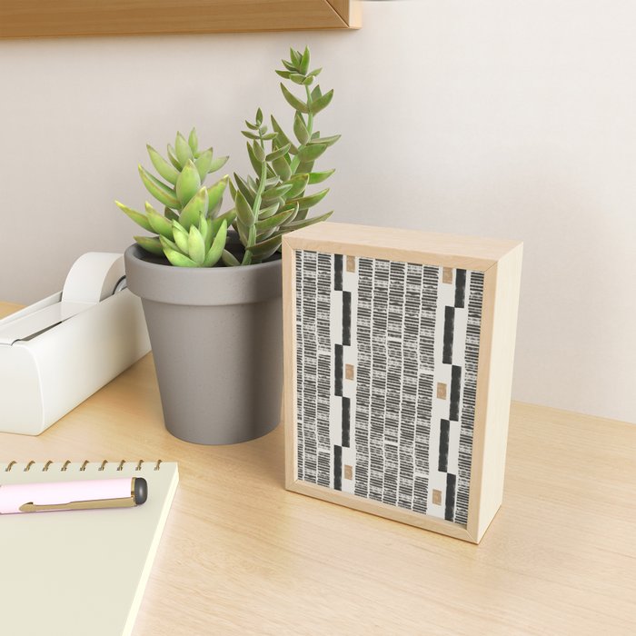 Tribal Rustic Pattern  Mini Art Print Gallery Image 2