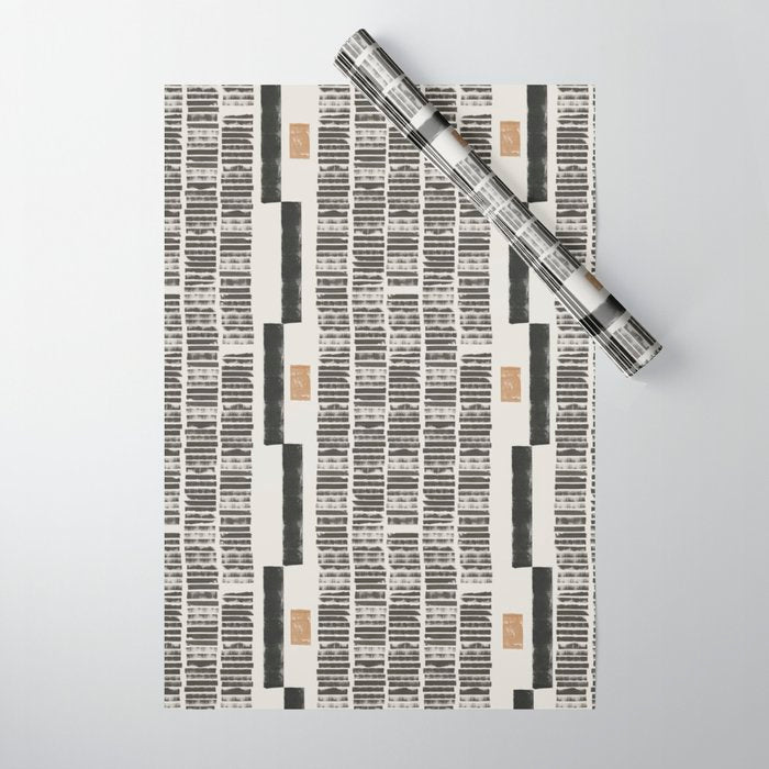 Tribal Rustic Pattern  Wrapping Paper Gallery Image 1