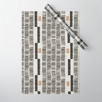 Tribal Rustic Pattern  Wrapping Paper Gallery Image 1