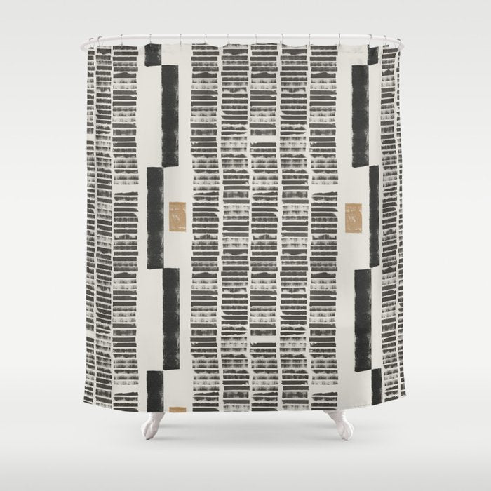 Tribal Rustic Pattern  Shower Curtain Gallery Image 1
